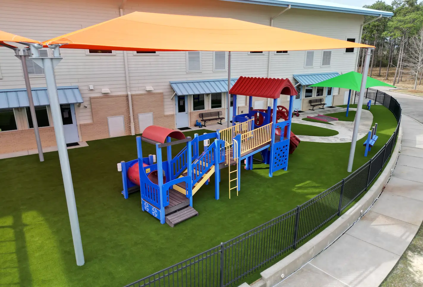 playground artificial grass lawn