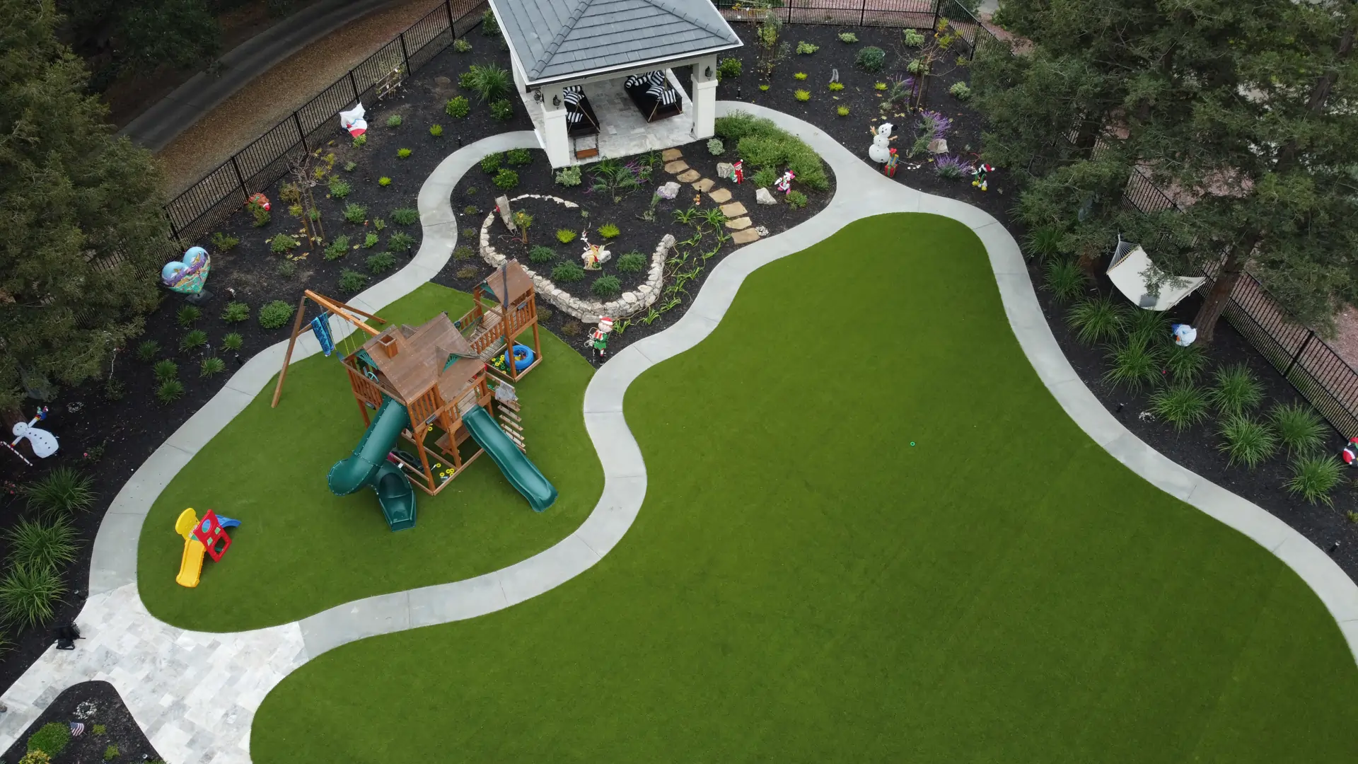 San Diego Backyard Playground Turf