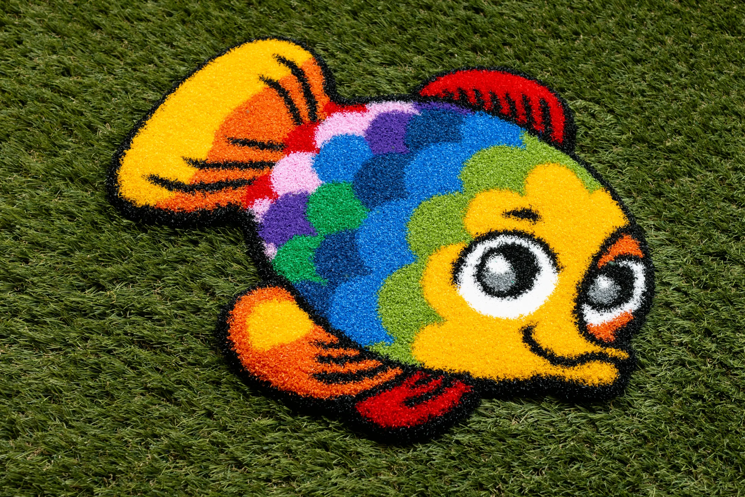 Rainbow Fish San Diego Artificial Turf Design