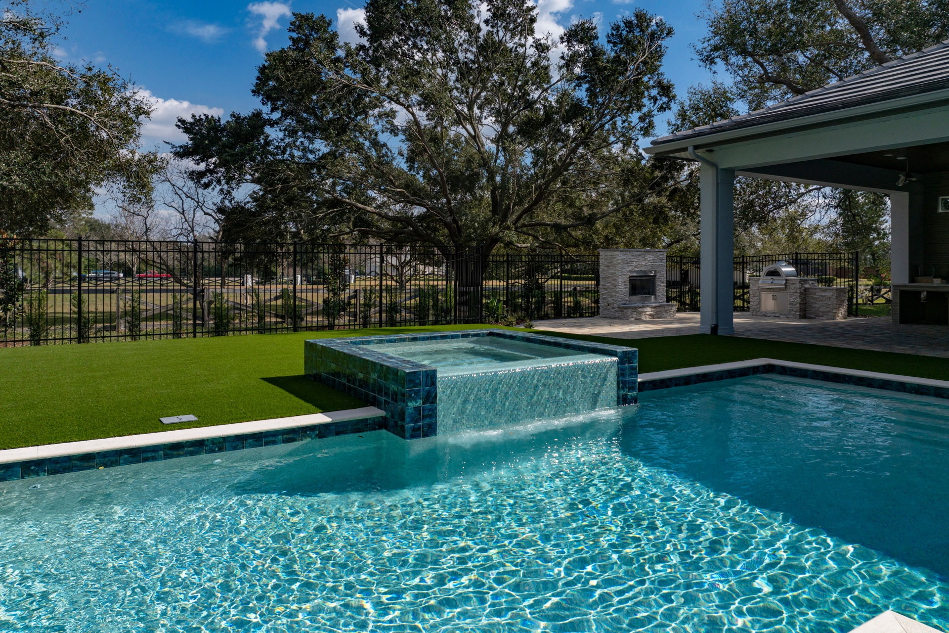San Diego Artificial Grass Backyard Pool Installation San Diego Artificial Grass Backyard Pool Installation